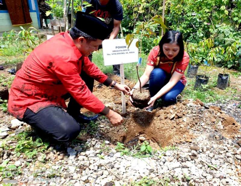 gerakan-menanam-9000-pohon-bersama-anggota-dpr-ri-vita-ervina-di-kab-wonosobo